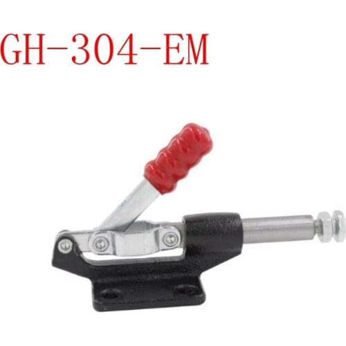 Toggle Clamp GH-304-EM 386KG Holding Capacity 42mm Plunger Stroke Push Pull Type Toggle Clamp Latch Quick Hand Tool