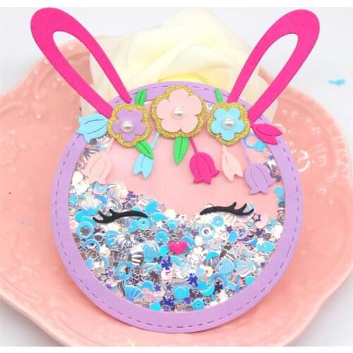 Build Up Easter Bunny Rabbit Metal Cutting Dies for DIY Scrapbooking/photo album Decorative Embossing DIY Paper Cards