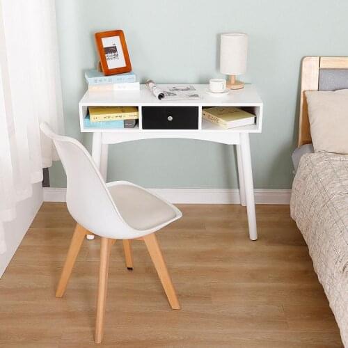 Wooden Standing Desks Computer Desk Laptop Desk Writing Table Study Desk With Shelves Drawers Home Furniture HWC