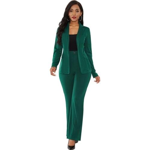 SHERAN Women's Office Trouser Suits