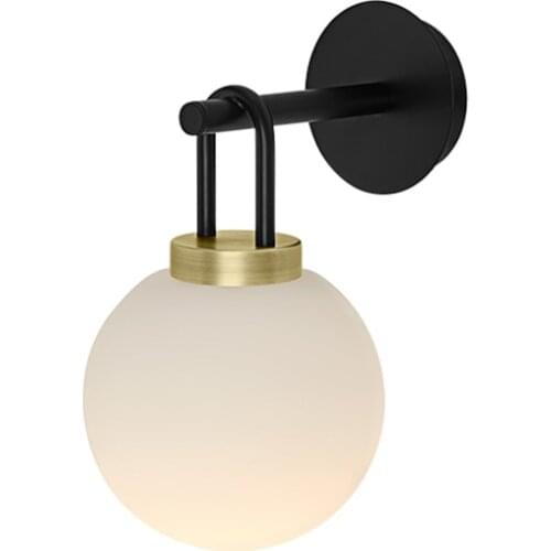 Nordic hanging glass ball wall lamps bedroom bedside lamp living room luxury aisle bathroom mirror sconces lights decor fixtures