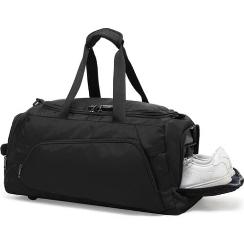 Oxford cloth leisue business folding suit travel bag dry and wet separation waterproof large capacity portable diagonal span bag