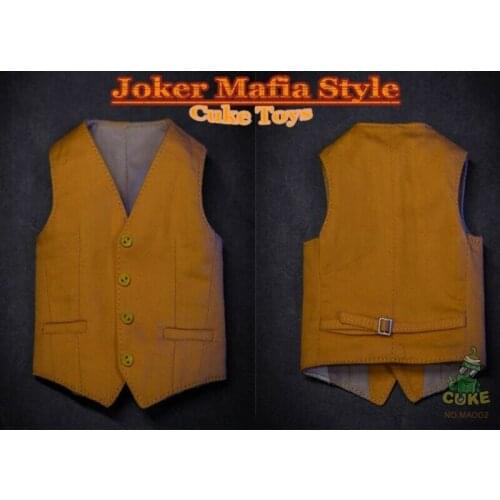 In Stock CUKE TOYS MA-002 1/6 Scale Clown Joker Mafia Style Clothes Mode for 12" Action Figure Accessory