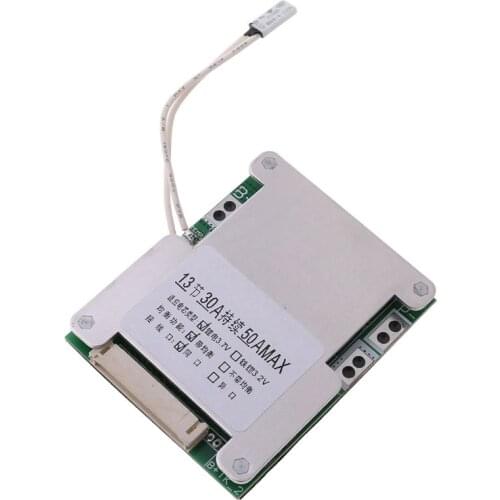 203F BMS 13S 48V 50A 18650 Li-ion Lithium Battery Pack Protection Equalizer Board PCB