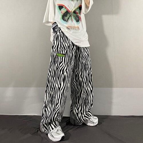 Women pants Autumn harajuku y2k Zebra Sweatpants Women for pants Baggy Sports Pants Jogger High Waist Sweat Oversize Trousers