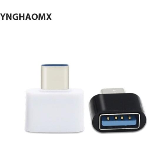 1000pcs/lot USB Female to Type C OTG Male Data Adapter Converter For Samsung S8 LG G6 G5 Huawei P9 P10 Plus mate9 wholesale