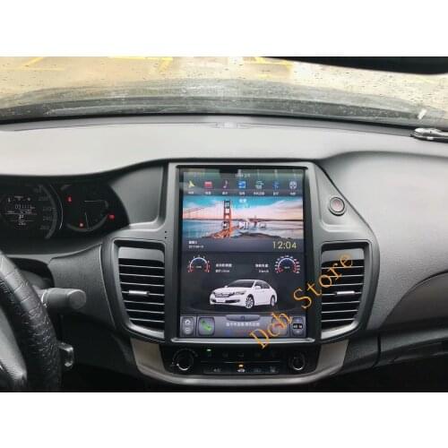 12.1'' Vertical screen tesla style Android 9.0 Car DVD player GPS navi for HONDA ACCORD 9 nine 2013 2014 2015 2016 2017 2018 PX6