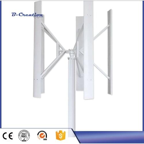3/5 Blades 300W 12v 24V Vertical Wind Turbine Generator With Waterproof Charge Controller Wind Generator Kits