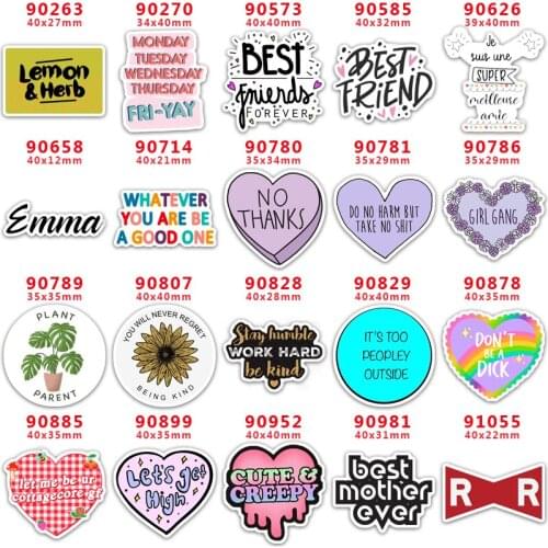 30pcs/Lot Money Dollars Printed Planar Resin for Hair Bows PR90263