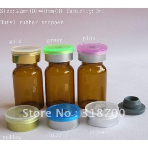 7ml amber glass vial with flip cap, sample vial,essence oil glass bottle,2ml,3ml,5ml,till 30ml is available