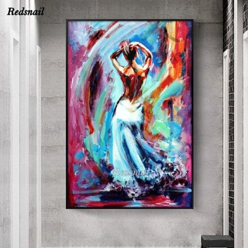 Diamant Embroidery,5D,puzzle diy Diamond Painting full Drill Mosaic Wall Art Abstract Colorful Nude Girl Women Dancing EE1080