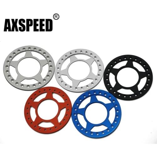 AXSPEED Climbing car 2.2 inch wheel hub (five stars) Wheel Beadlock Ring For AXIAL Wraith TRX-4 1/10 RC Crawler Car