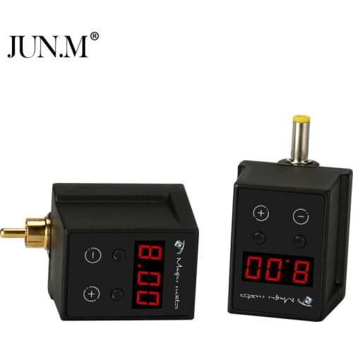 Newest Wireless Power Supply Mini Tattoo Power RCA/DC Connector Tattoo Supplier for Tattoo Pen Machine Free Shipping