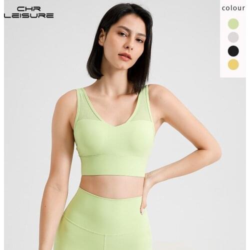 CHRLEISURE Seamless Sports Bra Backless Gather and Shape Binder Bra Tank Tops Women Camisole Womens Summer Tank Tops