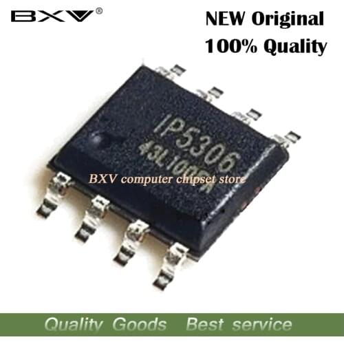 IP5306 SOP8 2.1A charge / 2.4A discharge high integration mobile power chip new ic