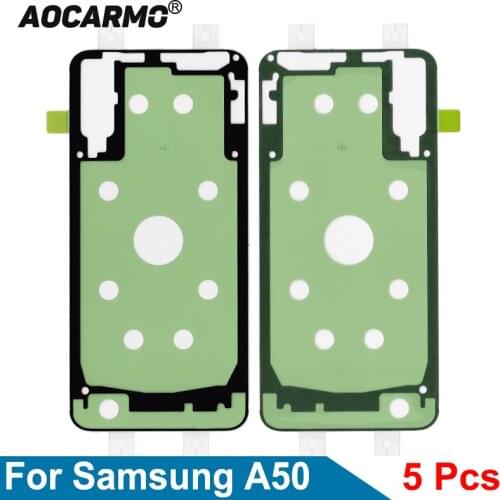 Aocarmo 5Pcs Back Rear Cover Adhesive Sticker Glue For Samsung Galaxy A50