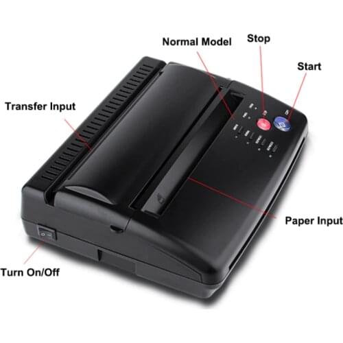 Tattoo Transfer Machine Copy Stencil Machine Printer Drawing Thermal Stencil Maker Copier Tattoo Transfer Paper Supply