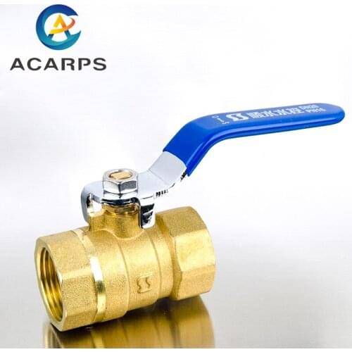 1/2" 3/4" 1" 2" 3" 4" Brass Ball Valve All Copper Internal Thread Valve Natural Gas Switch Tap Water Valve