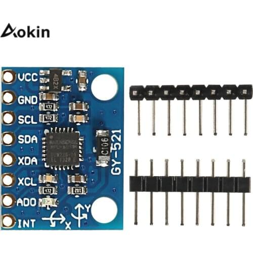 MPU-6050 MPU6050 GY-521 GY521 GY 521 MPU 6050 Module Sensors+ 3 Axis Analog Gyro Sensors Accelerometer diy Kit for arduino Kit
