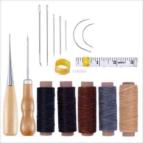 20set 16Pcs/set Leather Craft Hand Stitching Tools Leather Repair kit Sewing Needles Hand Gift Home Handwork Accessories