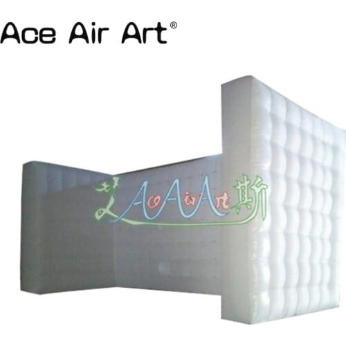 Indoor inflatable wall,inflatable background wall square booth backdrop inflatable office structure for sale