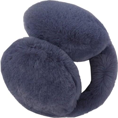 400 New Cute Imitation Rabbit Fox Hair Put The Rear Hanging Earmuffs Plush Warm Winter Ride Cold Ear Warm Winter Ear Muffs