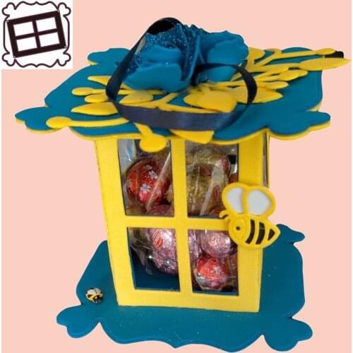 Metal cutting Die Window frame background DIY scrapbook Decoration process Die-cut Paper Card making New template