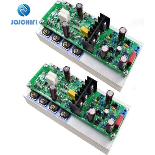 One Pair LJM L20.5 Dual Channels HIEND Ultra-low Audio Amplifier Finished Board with Radiator/Heat Sink