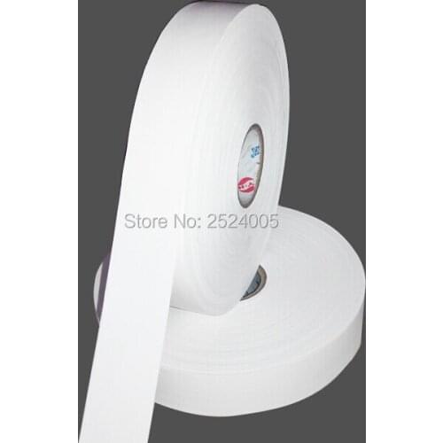Wholesales width 20mm blank white non-woven fabrics/custom clothing care labels/garment printed tags/blank tape/nylon care label