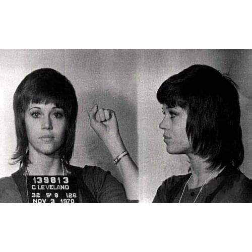 Personalised Metal Sign Jane Fonda - Doc Braham Art Print Metal Sign Wall Retro Vintage Tin Sign