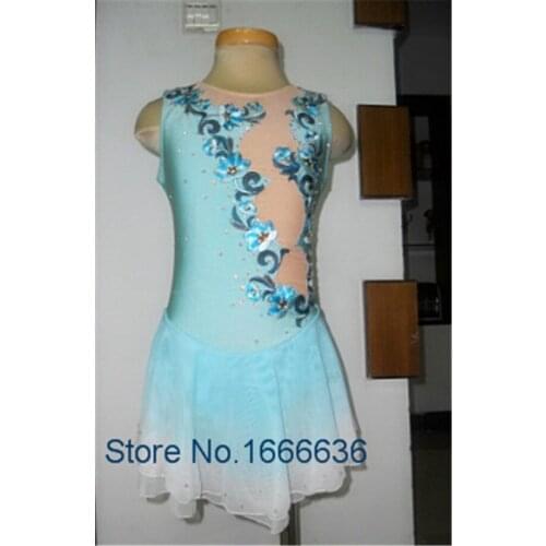 2016 Professional Custom Figure Ice Skating Dresses For Adult Elegant New Brand Vogue Ice Skating Dresses For Competition DR2907