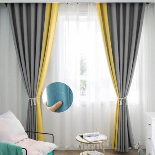 Blackout Curtains for Bedroom High Shading Light Luxury Curtain Ready Made Finished Drapes Blinds Home Decoration LCL01