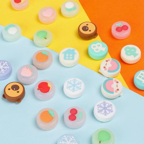 Glow Luminous Fruit Thumb Stick Grip Cap Joystick Cover for Nintendo Switch NS Lite Joy-Con Controller Nintend Thumbstick Case