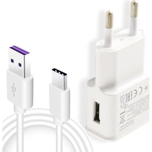USB fast Charger Adapter For XiaoMi Xiomi Mi 10 A2 8 Lite 9 se RedMi 5A 6A 4X poco f2 pro f3 m3 x3 Note 6 7 Pro 9V EU plug Cable