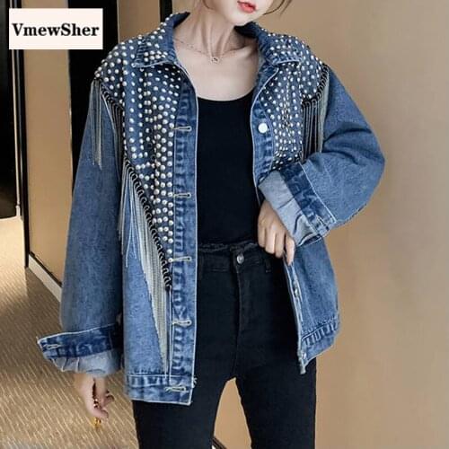 Женские джинсовые куртки VmewSher China At AliExpress