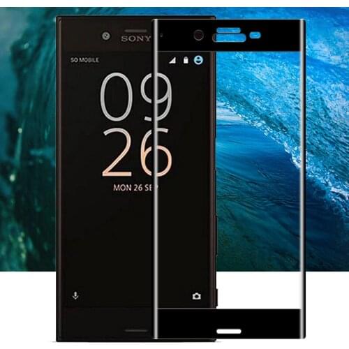 9H 3D Tempered Glass LCD Curved Full screen protector cover For Sony Xperia X Compact Protective film Guard Saver