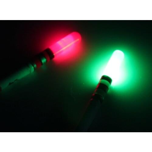 10Pc Fishing Float Light Stick Green / Red Suit For CR322 Battery Operated LED Luminous Float For Dark Water Night Fishing A179