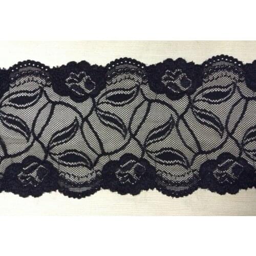 16cm luxurious and exquisite elastic jacquard lace, soft and elegant lace trimming,XERY14310D