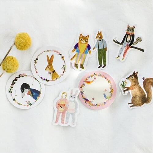 44pcs Forest concert design sticker as Gift Tag Christmas gift Decoration scrapbooking DIY Sticker