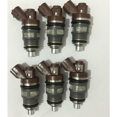 6# High performance 840cc E85 fuel injector For Toyota MR2 Celica Supra Turbo 3SGTE 1JZGTE 2JZGTE fuel nozzle 1001-87092