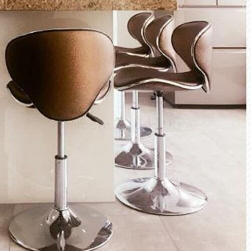 Bar Chair, Lift Chair, Bar Chair, Modern Simple High Chair, Bar Stool, Backrest, Bar, Rotary Front Bench