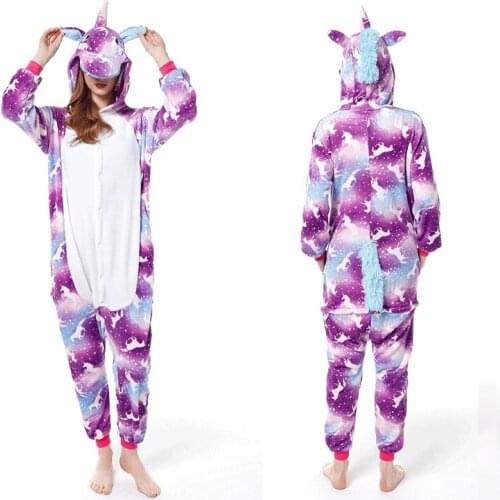 Onsie Pajamas Women Full Sleeves Pockets Sleepwear Romper Winter Flannel Hooded Unisex Homewear Adult Couple Cosplay Costume