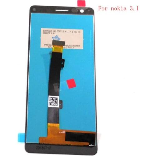 For Nokia 3.1 TA-1049 TA-1057 TA-1063 TA-1070 TA-1074 Lcd screen Display+Touch Glass DIgitizer For nokia3.1 Replacement Parts