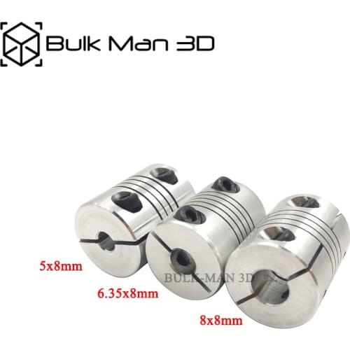 5pcs Flexible Coupling Coupler Shaft Couplings for CNC Machine 3D Printer Parts Accessory Stepper Motor Aluminum Alloy Z Axis