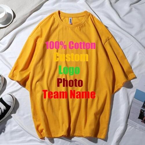 SBamboo cotton T-shirt casual pullover summer short-sleeved round neck fashion T-shirt solid color large size T-shirt custom