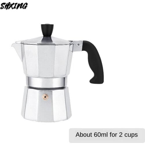 SHXING Italian Moka Pot Household Hand-made Concentrated Drip Pot Electric Stove Coffee Pot Italian Coffee Appliances