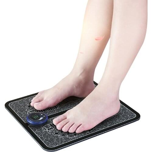 Tens Fisioterapia Foot Massager Mat Massageador Pes Muscular Electric EMS Health Care Relaxation Terapia Fisica Massage Salud