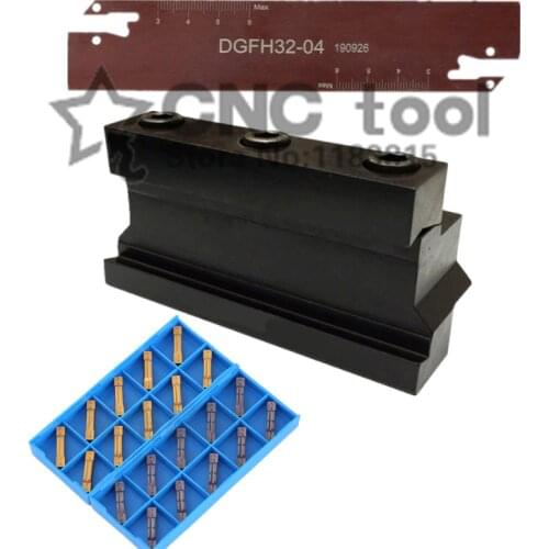 20mm petiole DGFH32-2/32-3/32-4/32-5 1pc+SMBB2032 1pcs+ MGMN200/300/400/500 10pcs Slotting tool holder combination