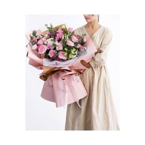 3-piece set of wrapping paper waterproof multi color Ouya Light Rose bundle gift packaging of daily necessities