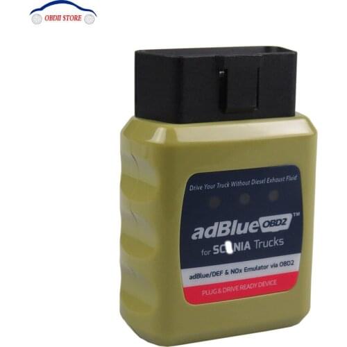 2021 Newest Adblue Emulator AdblueOBD2 For SC-ANIA Trucks Scanner Diesel Heavy Duty Truck S-cania OBD2 Plug and Drive Scan